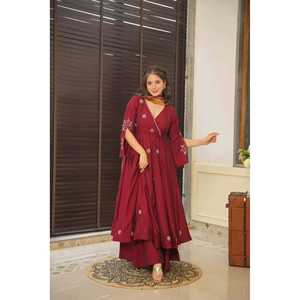 Divine Anarkali Style Plazzo Costume Ensemble pour femmes Ensembles pour femmes-148 - Product Image 1