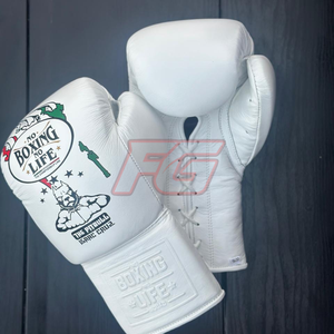 Guantes de Boxeo MMA Personalizados para Entrenamiento |   Diseño de Dedos Completos |   Cierre de Gancho y Bucle |   Material de Cuero de Vaca |   Absorción de Humedad | - Product Image 5