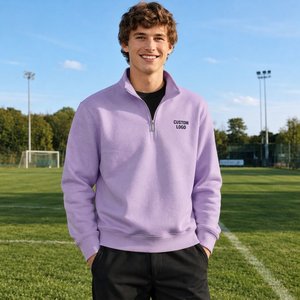 Sudadera de Moda para Hombre con Cierre de Cremallera, Color Blanco, Ligera, Informal, de Manga Larga, Ropa Deportiva para Exteriores - Product Image 3