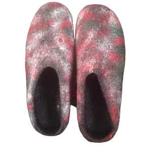 Asthamangal Gift Craft – Chaussons d'intérieur chauds jetables pour hommes, antidérapants, légers, en feutre, à tige haute, avec semelle intermédiaire en PVC/cuir - Product Image 3