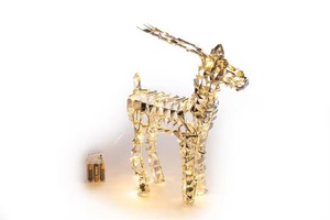 Unique Style Gold Reindeer Sculpture for Festive Home <b>Decor</b> <b>Table</b> Styling and Display Use Photography Prop Festive Shoot - Product Image 1