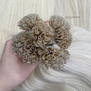 Extensiones de Cabello Remy Vietnamitas con Punta de Queratina, Rubias, Doble Trama, Alta Calidad, Cabello Humano con Puntas Completas, Precio al por Mayor - Product Image 4