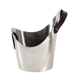 Cubo de Hielo de Acero Inoxidable con Asa, Tapa y Pinzas, Aislamiento de Doble Pared, Enfriador de Hielo Comercial para Bares, Hoteles, Restaurantes y Fiestas, Estilo Americano - Product Image 1