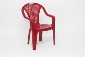 Silla de Jardín Moderna para Exteriores, Silla de Playa para Banquetes, Muebles de Plástico, Silla Apilable de Plástico con Brazos, 40x48x63cm - Product Image 3
