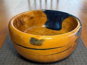 HUMAYUN WORLD CRAFTS Tazón de Madera Pulida para Alimentos, Tamaño Personalizado, de la Mejor Calidad, Ecológico, Hecho a Mano, Color Marrón, para Postres, Estilo Costero - Product Image 4