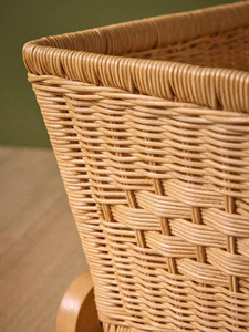 Handwoven Rattan <b>Doll</b> Stroller Rattan Toy Pram Wicker Baby Carriage Pretend <b>Play</b> Nursery Decor Gift OEM ODM Factory - Product Image 2