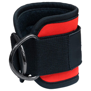 Custom Adjustable Breathable Neoprene Non-Slip Unisex <b>Ankle</b> Strap Hook Loop for Cable Machines-Professional Protection Wholesale - Product Image 6