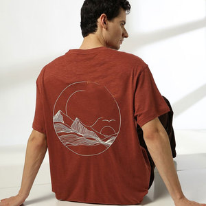 ผู้ผลิตเสื้อยืดขายส่ง เสื้อยืดผ้าคอตตอนหนานุ่ม พิมพ์ลายกราฟิกตามสั่ง เสื้อยืดโอเวอร์ไซส์สำหรับผู้ชาย - Product Image 2