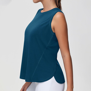 High Quality Womens Yoga Tops Customizable <b>Stretch</b> Crop Gym Shirt Breathable Activewear For Fitness And Yoga Practice - Product Image 3