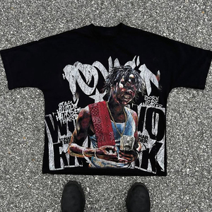 Camiseta de Alta Calidad con Logotipo Personalizado, 100% Algodón, Estilo Vintage, Lavado Ácido, Corte Regular, Secado Rápido, Transpirable, Impresión Serigrafiada/DTG - Product Image 4