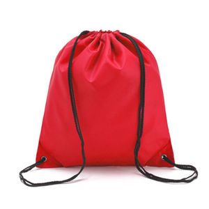 Ruthbag Custom Junior Cinch Packs <b>Small</b> Size Drawstring Cosmetic <b>Bag</b> with Letter Pattern for Promotional Use - Product Image 1