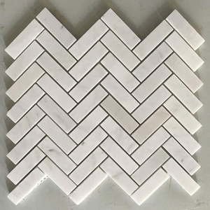 Fan Shape Parquet Modern Marble Mosaic <b>Tile</b> Graphic Design Nude Silver Shell Mother Pearl Interior Wall <b>Backsplash</b> Bedroom - Product Image 2