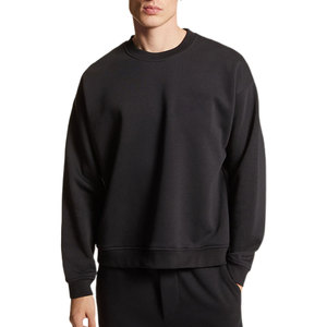 Men’s Pullover Sweatshirt Crewneck Cotton Fleece Custom OEM Supplier - Product Image 1