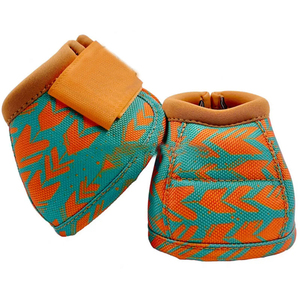 Botas Protectoras Premium para Patas de Caballo, Botas Ecuestres con Patrón Geométrico para Entrenamiento y Uso Ecuestre - Product Image 3