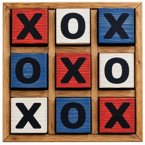 Proveedor de juegos de madera clásicos, fabricante de Tic Tac Toe de madera hecho a mano, juego familiar clásico de estrategia Cruz y Cero - Product Image 5