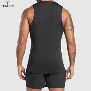 Wholesale Custom <b>Mens</b> <b>Singlet</b> Polyester Breathable Quick Dry Anti-Pilling Gym Training Tank Top - Product Image 2
