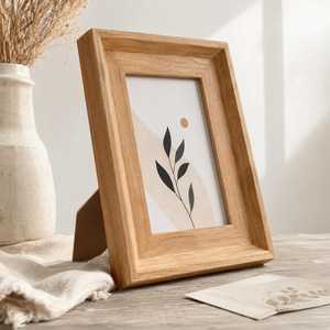 Marco de fotos de madera con paspartú, para exhibir en pared o escritorio - Product Image 5