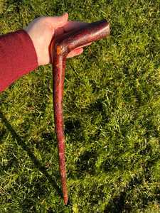 Bastón de Madera Hecho a Mano, Simple y Resistente, Fabricado con Madera Natural, Ofrece Soporte Confiable, Ligero, Cómodo y Ecológico - Product Image 2