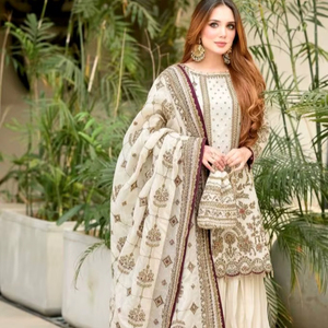 Nouvelle Collection 2026 : Ensemble Shalwar Kameez de Qualité Supérieure, Robe de Soirée Personnalisée pour Femmes, Dernière Arrivée Indienne et Pakistanaise - Product Image 1