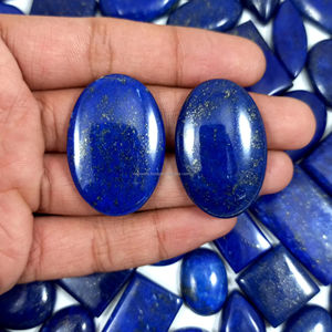 Natural <b>Lapis</b> <b>Lazuli</b> Gemstone Cabochon Wholesale Lot With Different Shapes and Size Cabochon Used for Jewelry Making - Product Image 1