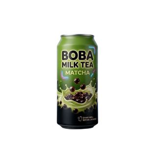 Té de burbujas Datafa, té con leche, 0.5L enlatado, 10.5% Brix Glucosa, envasado en caja, origen Vietnam, 24 meses de duración. - Product Image 4