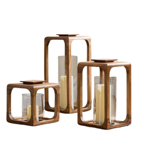 Linterna Decorativa de Madera con Diseño Único, Regalo de Luz, Decoración para el Hogar, Jardín y Bodas, de Proveedor Indio - Product Image 4