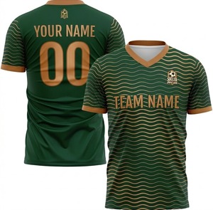 Camiseta de Fútbol Sublimada con Diseño Personalizado para Hombre, Mujer y Niños, Camiseta de Fútbol de Práctica Azul - Product Image 2