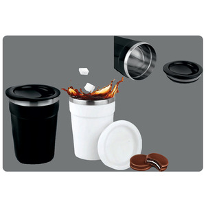 Mug à café isotherme personnalisé Liviya TravelMate en acier inoxydable – Cadeau idéal pour la rentrée scolaire et le Nouvel An chinois - Product Image 1