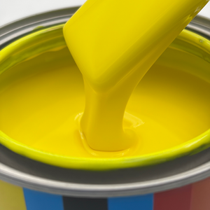 Peintures de revêtement haute performance à bon <span class=keywords><strong>prix</strong></span>, mastic acrylique 1K jaune brillant liquide pour la retouche automobile - Product Image 2