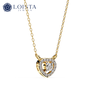 Collier pendentif en moissanite taille baguette couleur D, bijoux de mariage pour femme, en argent sterling 925 plaqué or - Product Image 2