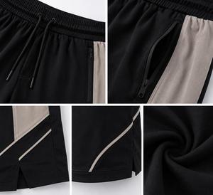Shorts de sport pour homme en toile élastique respirante, séchage rapide, écologiques, avec cordon de serrage, pour entraînement, course à pied et fitness - Product Image 4