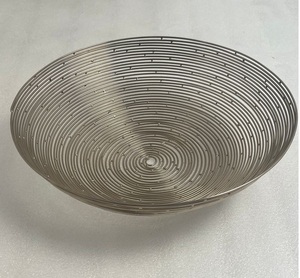 Stainless Steel Fruit <b>Basket</b> For Premium Household Kitchen Accessories And Decorative Tabletop Storage <b>Display</b> Purpose - Product Image 2