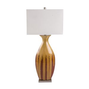 Lampada da Tavolo in Ceramica 16x10.5x36 Pollici - Product Image 2