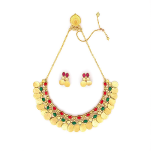 Heritage Pota Stone and Temple <b>Necklace</b> Set Fine Jewelry 10575580PGR - Product Image 2