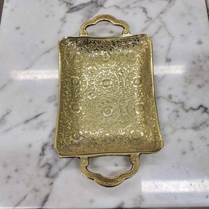 Poignées de plateau en laiton, design moderne plaqué or, style vintage, pour service de mariage, lavables au lave-vaisselle, durables pour la décoration intérieure - Product Image 5