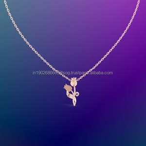 สร้อยคอเพชรเพทายสำหรับผู้หญิงขายส่งสร้อยคอแฟชั่นเครื่องประดับงานหมั้นสำหรับงานแต่งงานของขวัญโซ่ - Product Image 1