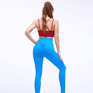 Ensemble de yoga pour femmes de haute qualité, confortable, couleur unie, logo personnalisé, marque privée - Product Image 2