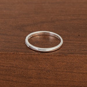 Anillo de Eternidad de Plata de Ley 925 con Diamantes en Oro Blanco, Corte Brillante Redondo, Engaste en Canal, Joyería Fina Clásica para Mujer, Anillo de Boda - Product Image 4