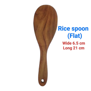 ชุดช้อนอาหารค่ำและช้อนสลัดสไตล์วินเทจคลาสสิก ทำด้วยมือ 100% น้ำหนักเบา เป็นมิตรกับสิ่งแวดล้อม ทำจากไม้สัก ผลิตในประเทศไทย - Product Image 5