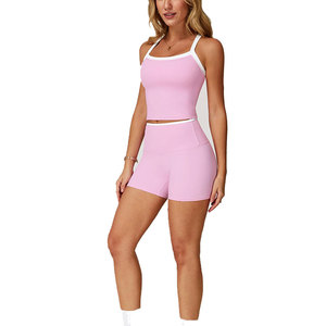 Premium Quality Women's 2 Piece <b>Sets</b> Soft Touch Durable Fabric Comfortable Fit Breathable Athletic Fitness Wear Yoga Women <b>Sets</b> - Product Image 3