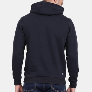 Sudadera con Capucha para Hombre, Diseño Color Block, Corte Regular, Tejido de Algodón, Informal, para Otoño, con Bolsillos - Product Image 3