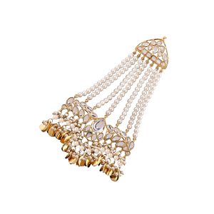 Royal Head Ethnic Style Zinc Alloy Adjustable Hair <b>Clip</b> for Women-Wedding Bridal Valentine's Day Anniversary Bridal Shower - Product Image 1