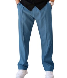 Pantalon de jogging décontracté pour homme, léger, respirant, à séchage rapide, 100% coton, taille mi-haute, coupe droite et ample, idéal pour le sport et le fitness - Product Image 4