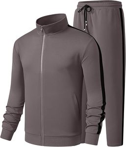 Hot Selling Winter Plus Size Hooded Casual Solid Sweat Suit <b>Flared</b> <b>Sweatpants</b> Hoodie Set Digital Print 100% Cotton Windproof - Product Image 1