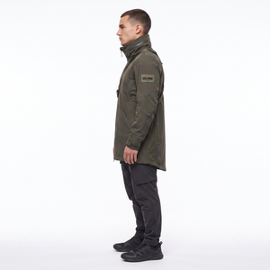 Chaqueta Táctica Impermeable Personalizada para Hombre, Estilo Techwear, con Capucha y Arnés Trasero, Directo de Fábrica OEM desde Sialkot - Product Image 3