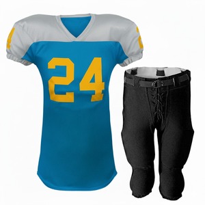 Uniforme de football américain de qualité supérieure, design haut de gamme, vêtements d'équipe, unisexe, nouvelle arrivée, respirant, imprimé, personnalisable, antibactérien - Product Image 4