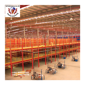 High-Strength Mezzanine Floor Racking System Designed For <b>Maximizing</b> Vertical Storage Space And Improving Warehouse Capacity - Product Image 1