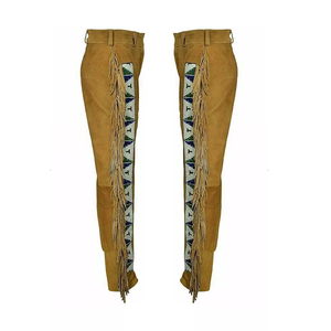 <b>Top</b> Quality Low Price Suede Leather Pants <b>Fringe</b> Material Leather Comfortable And Simple Look Good Design Online Sale - Product Image 4
