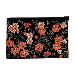 Indian Handmade Luxury <b>Crystal</b> Fashion Accessories Multicolor <b>Beaded</b> Baguette Bag Handle Durable Casual Handbag Local - Product Image 2