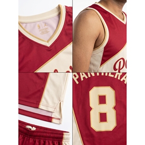 Ensemble short et maillot de basket personnalisé pour homme, coupe professionnelle, 100 % polyester, uniforme sublimé pour tenue d'équipe estivale, OEM disponible - Product Image 4